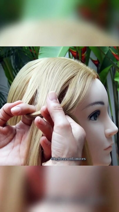 trenza tejido macrame #macrame #hairstyles #peinados