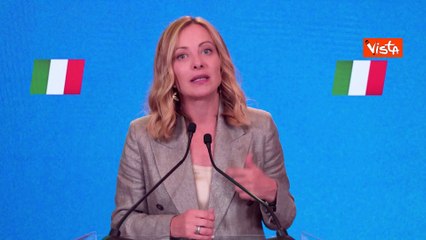 Meloni: "Stiamo lavorando a un nuovo piano e strategia industriale sul mare"