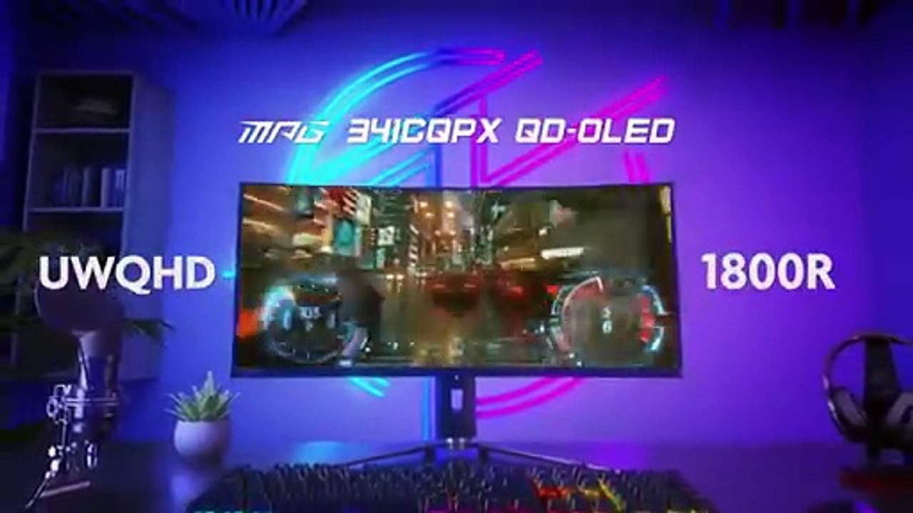 Curve QD-OLED Monitors Immersive Gaming Redefined Gaming Monitor MSI [TubeRipper.com]