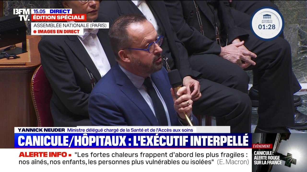 "Il y a des problèmes au niveau des urgences" à Laval (Mayenne), assure Yannick Neuder, le ministre de la Santé