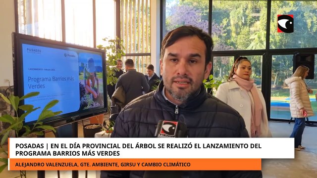 Posadas lanzó la tercera edición del programa “Barrios más verdes” en el Día Provincial del Árbol