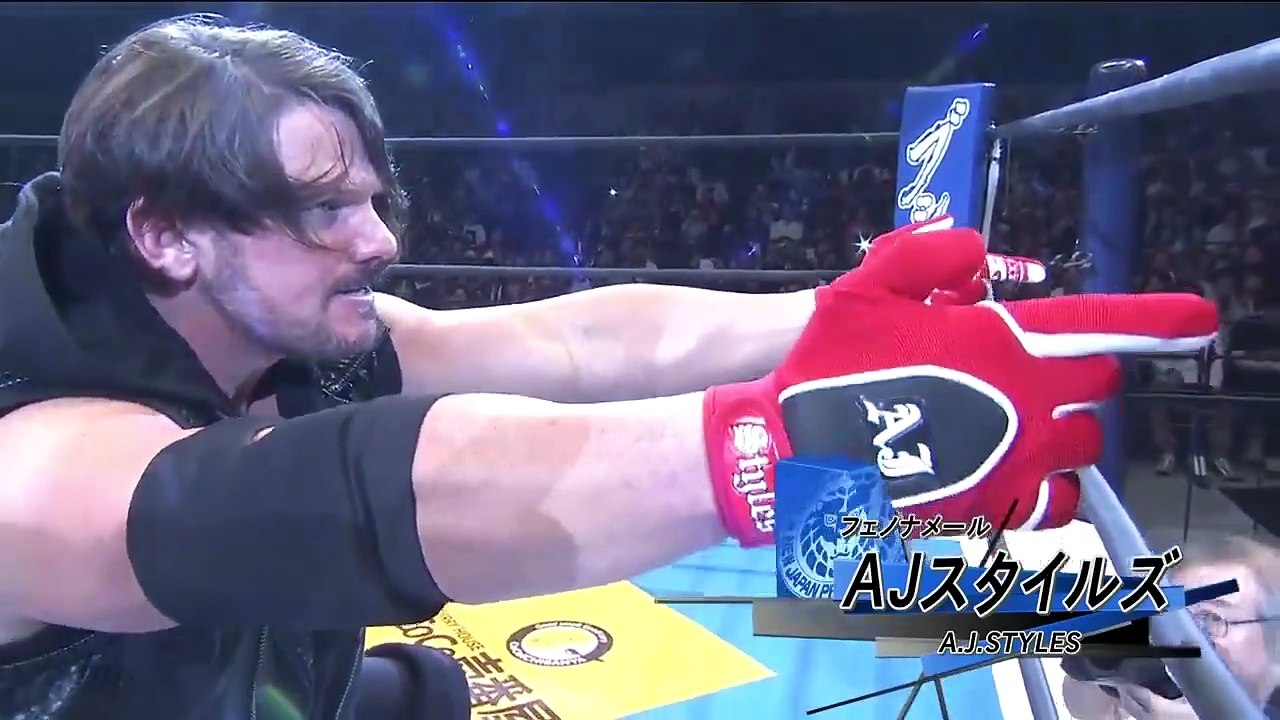 AJ Styles vs. Katsuyori Shibata: G1 Climax 25 (7/20/2015)