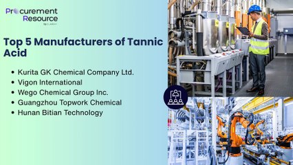 Tannic Acid  Manufacturing Plant Project Report