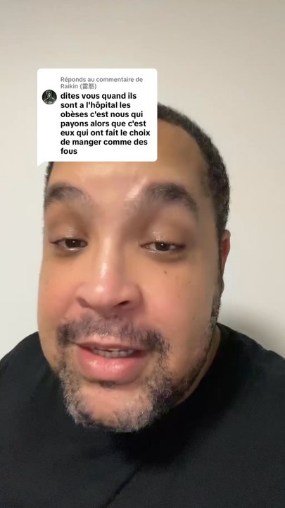 je ne suis pas d’accord avec ce commentaire, je réponds en toute bienveillance  🤔 #reponse #commentaire #reaction #obesite #france #sante #hospitalisation #hopital