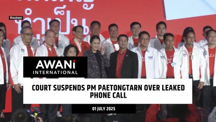 Court suspends PM Paetongtarn over leaked phone call