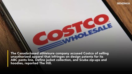 Lululemon Sues Costco Over Knockoff Pants And Hoodies- Accuses Retail Giant Of Trading On 'Sweat Equity' With Lookalike Designs