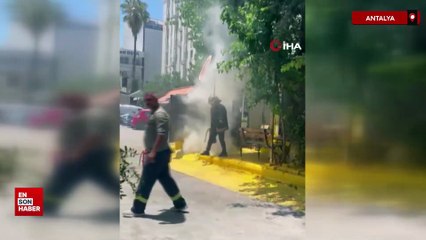 Antalya’da sıcaklar trafo ve elektrik direği yangınlarını tetikledi