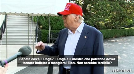 Trump: Musk riceve molti sussidi, forse attiviamo il Doge