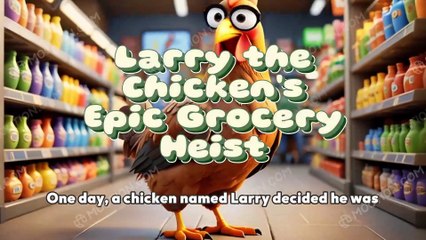 Larry the Chicken's Epic Grocery Heist | Story Time | Stories For KIds