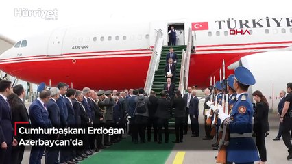 Cumhurbaşkanı Erdoğan, Azerbaycan'da