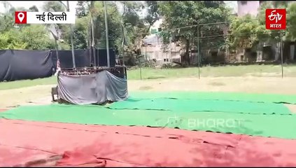 दिल्लीः जोरबाग के कर्बला मैदान में मोहर्रम की तैयारियां, देश-विदेश से लोगों का आना जारी