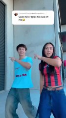 DAME UN GRRR VIRAL TIKTOK DANCE ❤️‍🔥 - Cadel and Mia 🔥 #shorts #trending