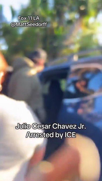 Así fue la detención de Julio César Chávez Jr.