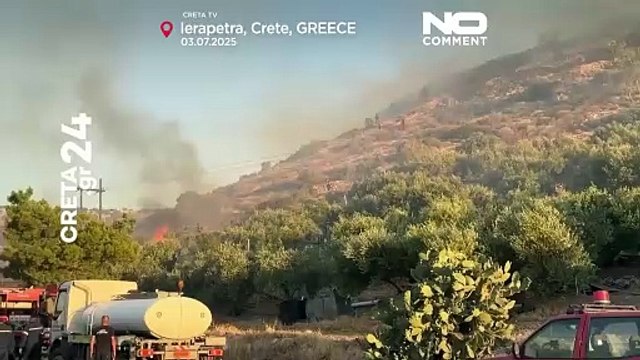NO COMMENT: Los incendios forestales provocan evacuaciones en Grecia continental y algunas islas