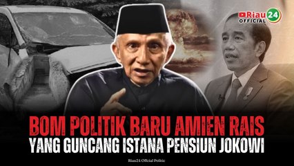 Bom Politik Baru Amien Rais yang Guncang Istana Pensiun Jokowi