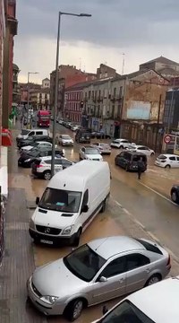 Inundaciones en Rioseco tras una espectacular tromba de agua