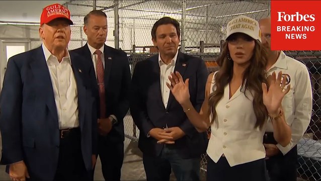 'We Can Put Them On A Plane That Day': Kristi Noem Touts Deportations During Visit To Alligator Alcatraz