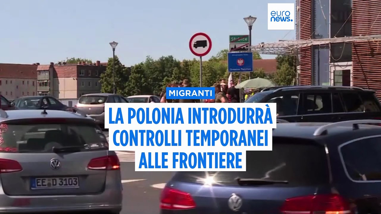 La Polonia ripristina i controlli di frontiera al confine con Germania e Lituania