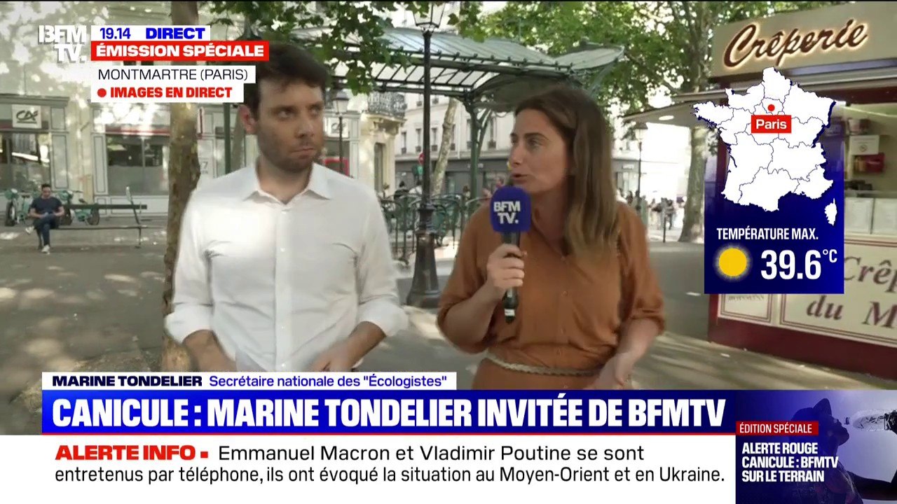 Canicule: "Des mesures pour s'adapter au changement climatique en 24 heures ça n'existe pas, l'adaptation ça doit se faire tout le temps", déclare Marine Tondelier