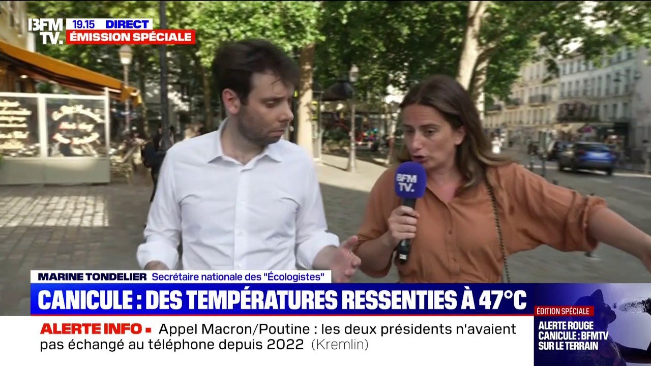 Canicule: "La climatisation ce n'est pas une solution magique", souligne Marine Tondelier