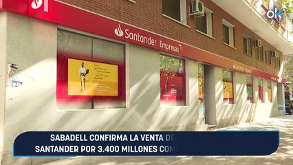 Sabadell confirma la venta del británico TSB a Santander por 3.400 millones como adelantó OKDIARIO