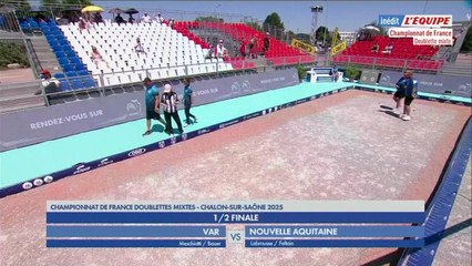 Pétanque - Le replay de la 1/2 finale doublette mixte - 107923 - Tous sports