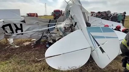 Tragédia no ar: queda de monomotor deixa dois mortos em São José do Rio Preto