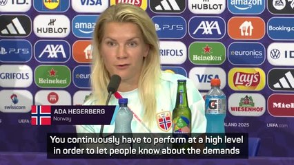 Hegerberg 'playing for the next generation' in the Women's Euros
