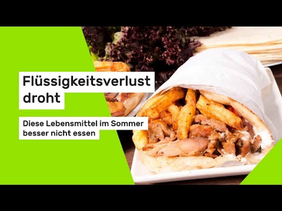 Flüssigkeitsverlust droht: Diese Lebensmittel im Sommer besser nicht essen