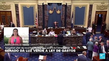Informe desde Washington: Senado aprueba plan fiscal de Trump por estrecho margen