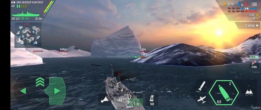 WoWS: Legends World of Warships Gameplay | Modern Battleship Combat | 4K Video | 8K gaming Video |4K Naval Battle Destroyer vs Cruiser War| Military game