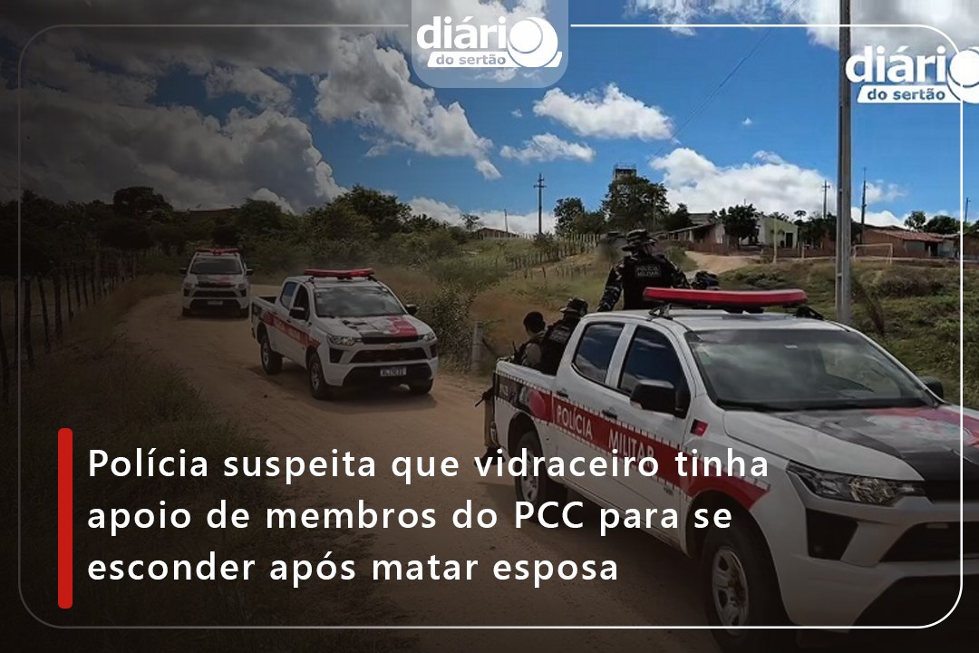 Polícia suspeita que vidraceiro tinha apoio de membros do PCC para se esconder após matar esposa