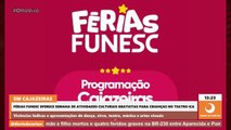 Férias Funesc oferece semana de atividades culturais gratuitas para crianças em Cajazeiras