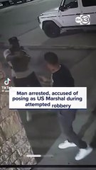 A man posing as a U.S. Marshal tried to rob a Cuban immigrant in Houston, TX