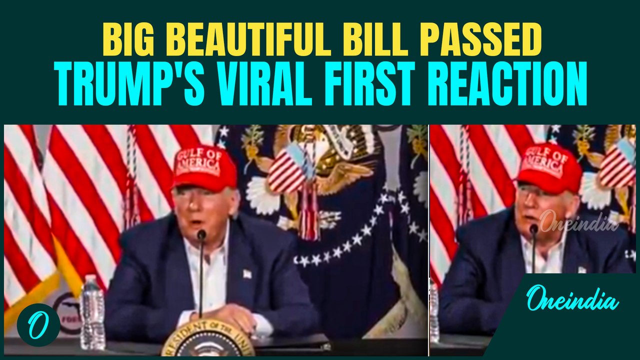 BREAKING: Trump REACTS to Senate Passing His ‘Big Beautiful Bill’ | VP Vance Casts Tiebreaker Vote