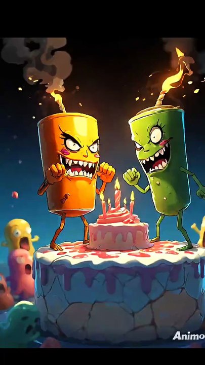 "Juice Glasses Ka Birthday Blast 🎂🔥 | Funny Cartoon Animation | COCOTV786"