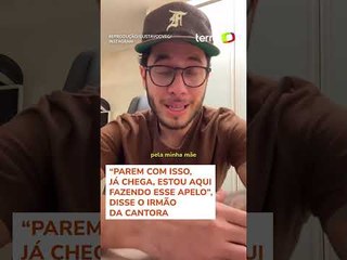 Irmão de Marília Mendonça aparece chorando ao defender a mãe de críticas: ‘Parem’ #shorts