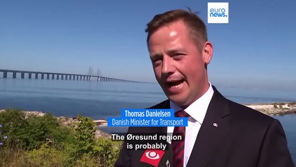 Royals attend ceremony celebrating 25th annivesary of Øresund Bridge connecting Denmark and Sweden