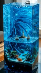 Watch the magic of water and life inside this stunning aquarium