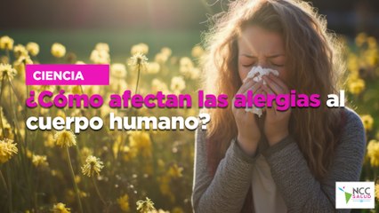 ¿Cómo afectan las alergias al cuerpo humano?