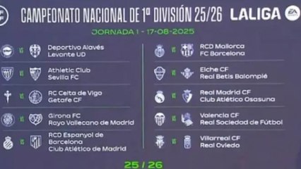 Calendario 2025/2026 de LaLiga: Fechas Clave y Partidos Destacados ⚽ - thumbnail