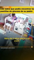 Una niña de 2 años salva a su padre con un gesto de amor y valentía que emociona al mundo