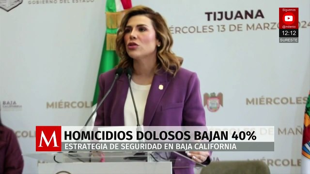 Baja California logra significativa reducción en homicidios dolosos