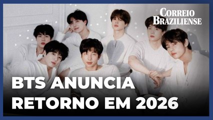 BTS anuncia retorno com álbum e turnê mundial em 2026