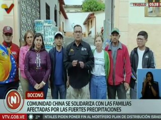 Comunidad china se solidariza con las familias afectadas por las fuertes lluvias en Trujillo