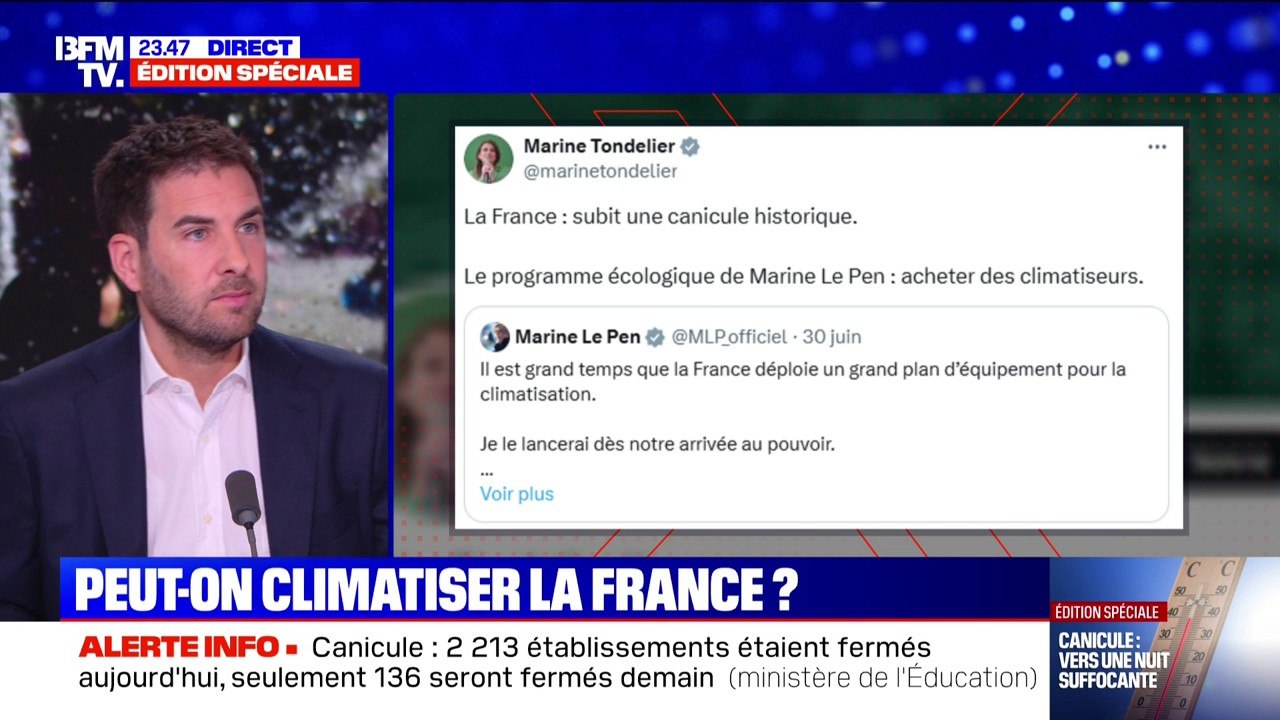 Canicule: la France doit-elle miser sur un "grand plan d'équipement pour la climatisation"?