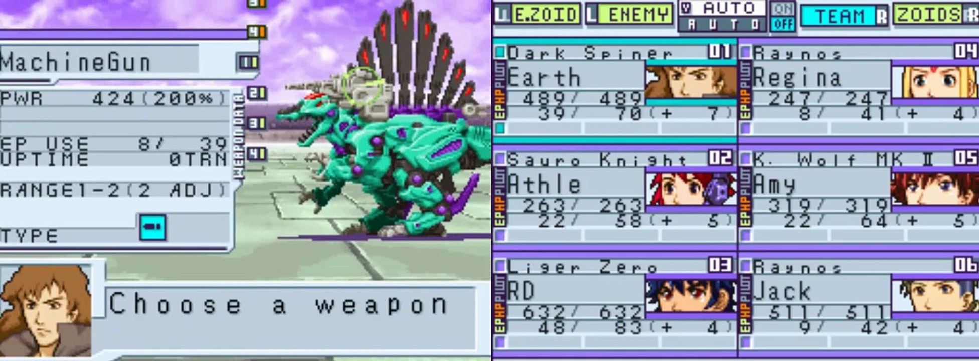 Zoids Saga DS: Legend of Arcadia Gameplay Chapter 18 - NC Arc: Zoids Battle at 1# Stadium, South Dome + Naomi Boss Fight