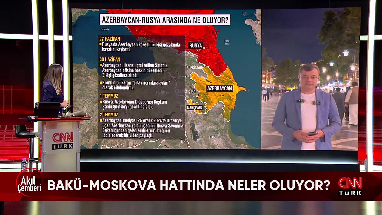 Çeşme'deki orman yangını, Rusya-Azerbaycan krizinin aslı ve İran'ın hava sahasını yine kapatması Akıl Çemberi'nde konuşuldu
