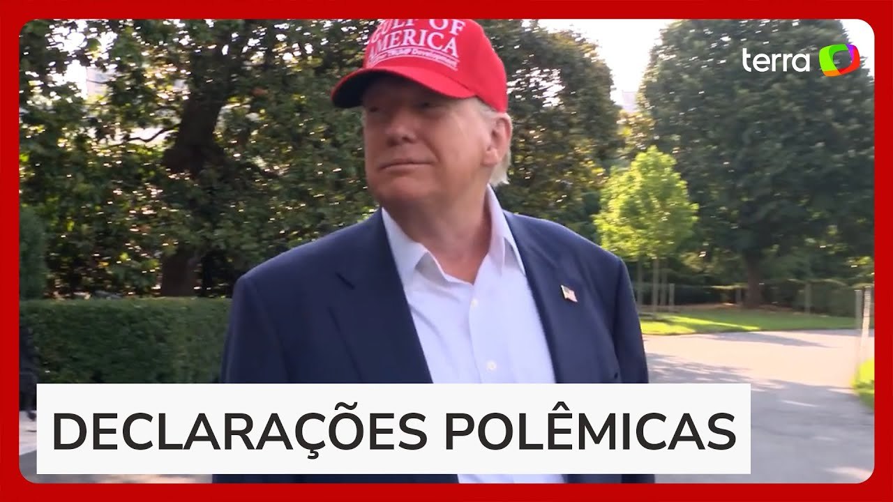 Trump xinga Biden e não descarta deportar Elon...
