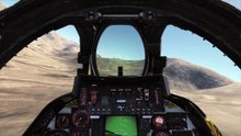 Grumman F 14B Tomcat very low & supersonic Rock n Roll cockpit view DCS World